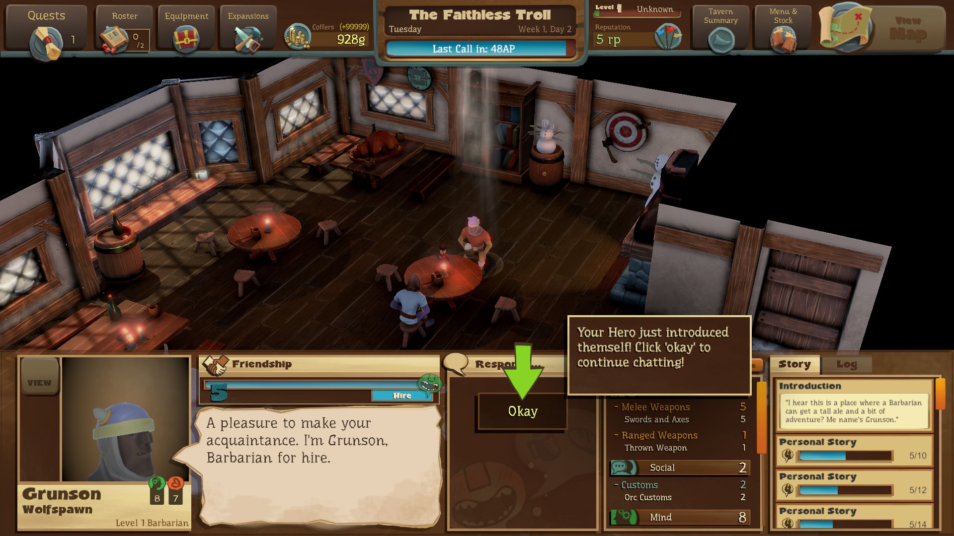 PREVIEW: Epic Tavern – Save or Quit