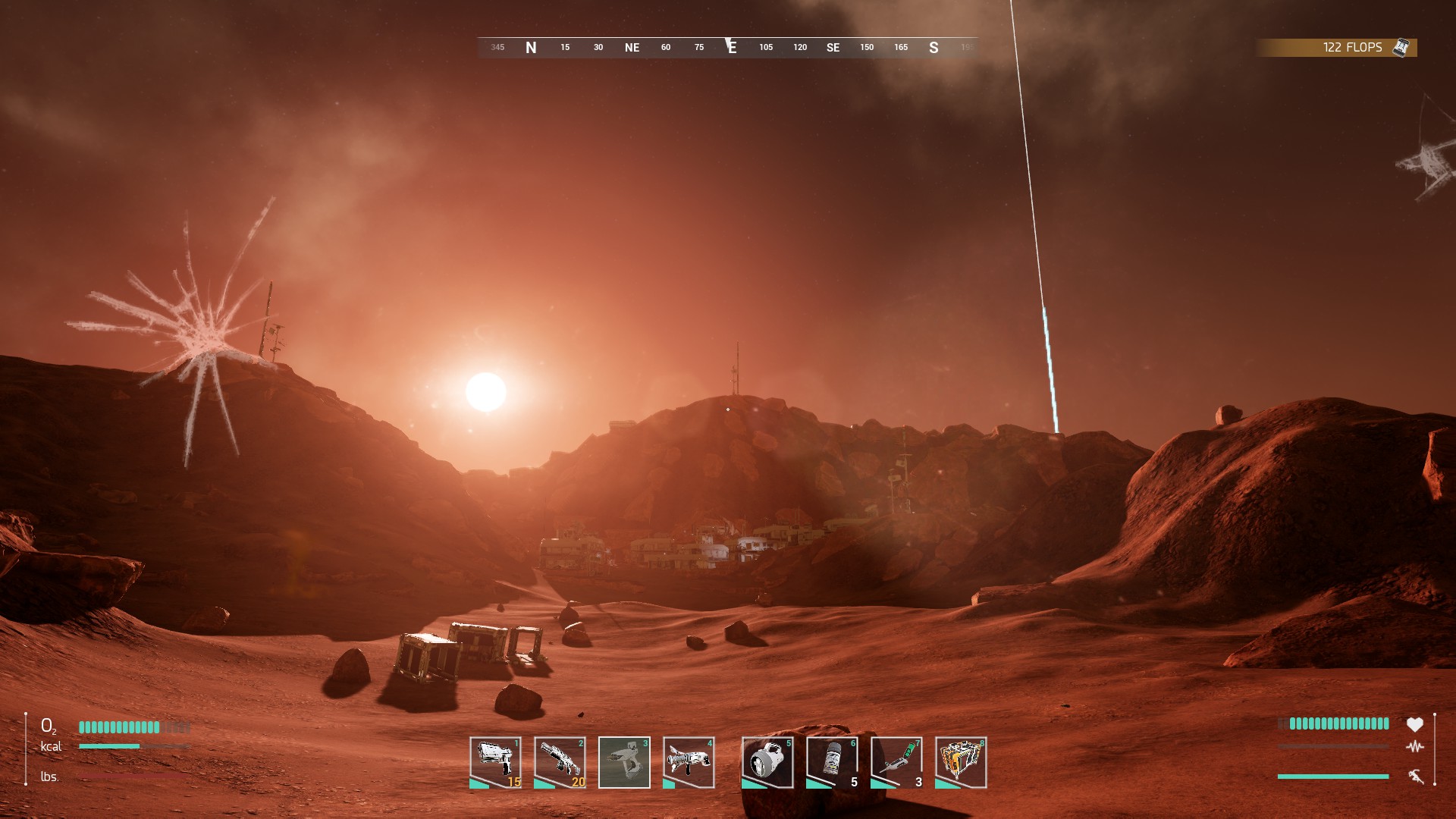 colony survival game too bright