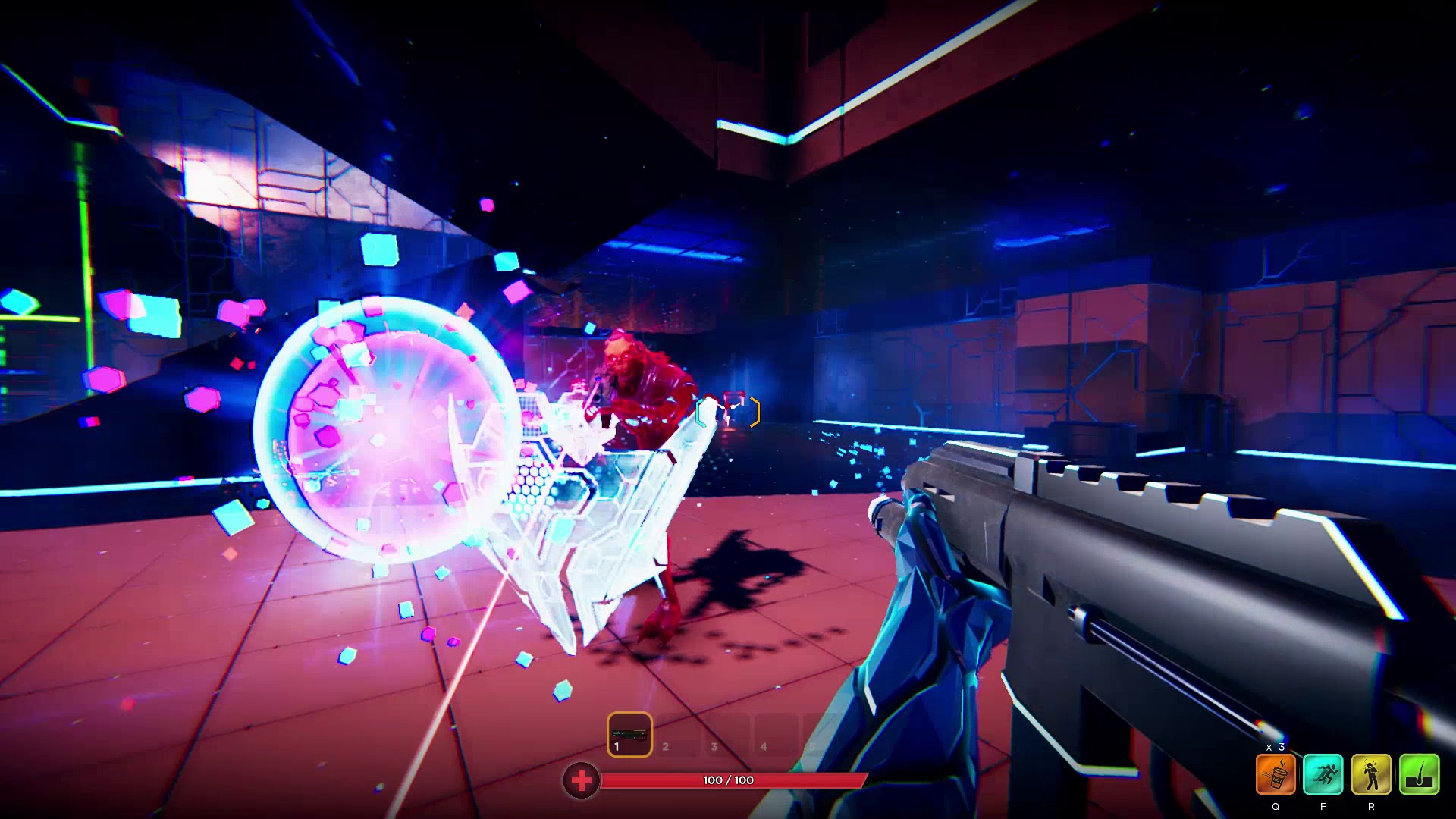 New games: Hypergun is a stylish shooter where you build your own  synthwave-inspired guns