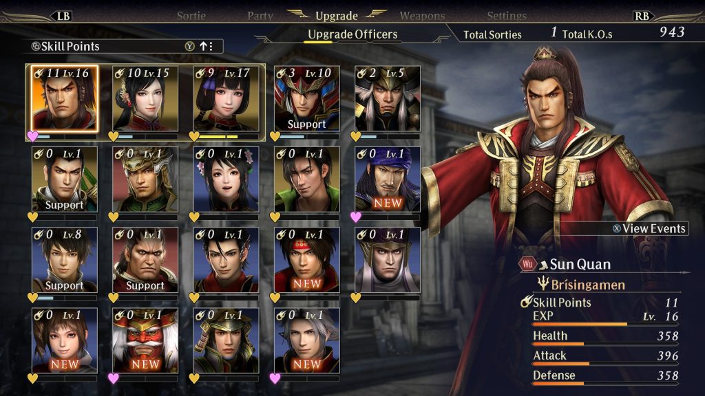 warriors orochi 4 elite members