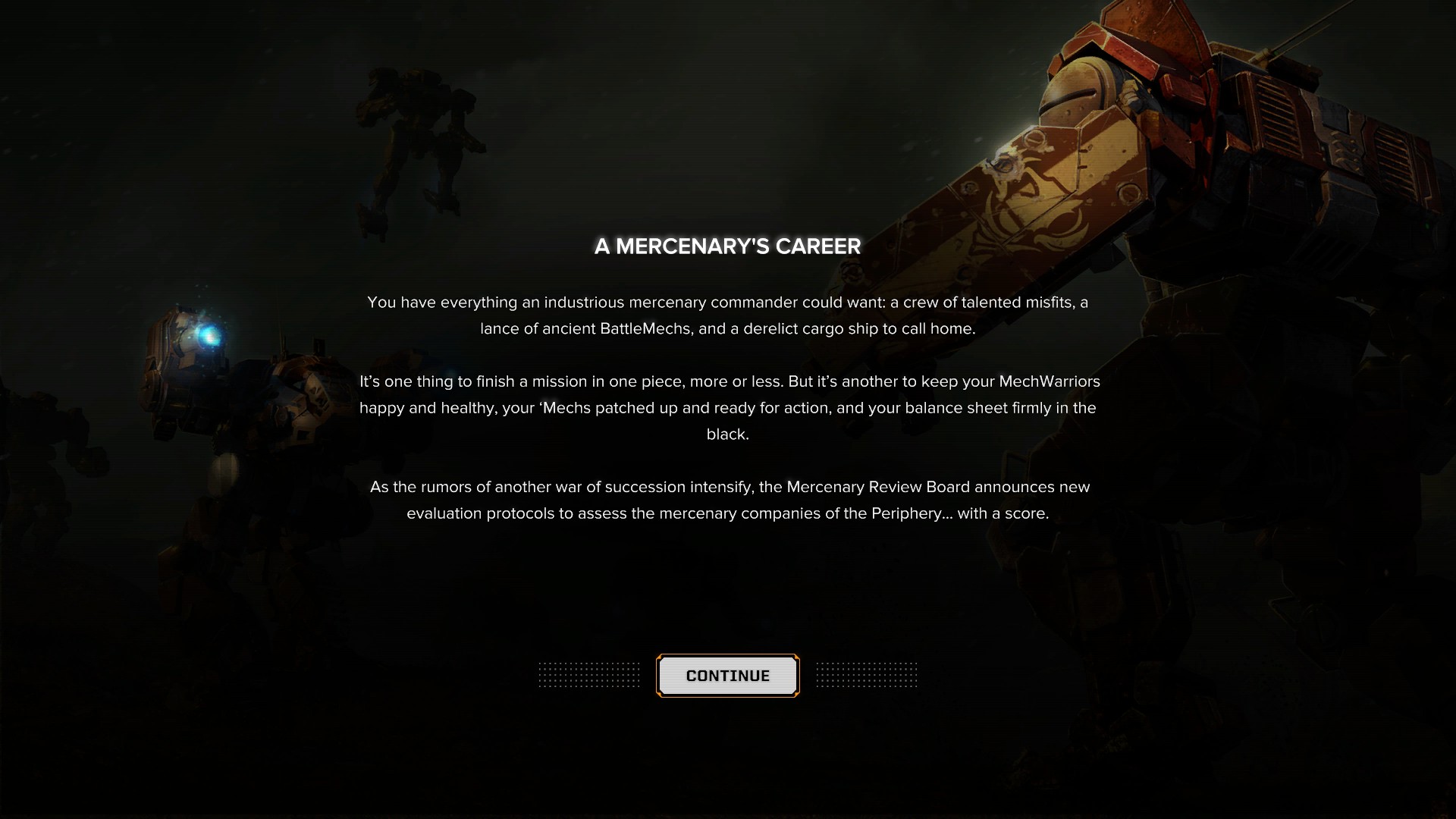 battletech flashpoint career mode