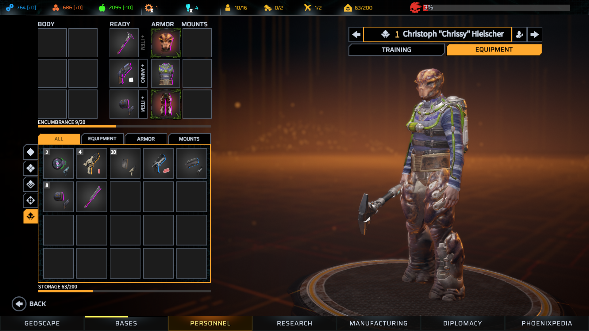 phoenix point character customization