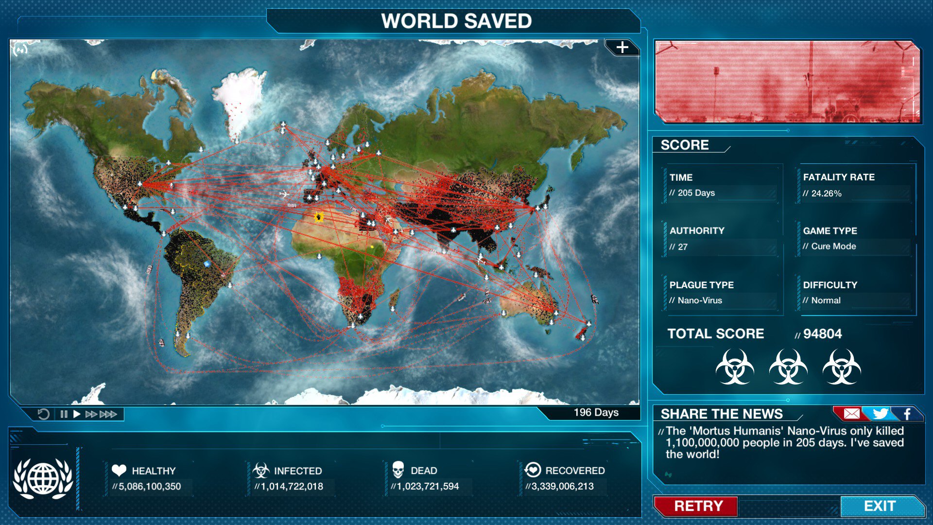 HONGO DLC THE CURE - PLAGUE INC EVOLVED 