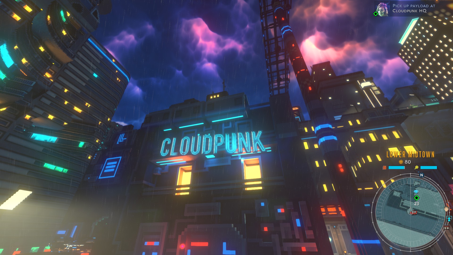 Cloudpunk сколько проходится